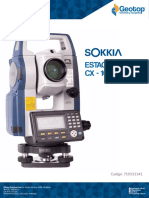 Especificaciones Técnicas SOKKIA CX-105