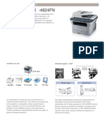 Samsung SCX 4824fn Especificaciones Tecnicas