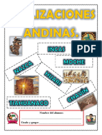 Civilizaciones Andinas Cuadernillo