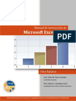 0076 Manual de Instruccion de Microsoft Excel 2013 Basico