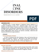 Internal Medicine Disorders