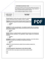 Estimado Aprendiz: Se Sugiere Tener Presente La Información Contenida en Este Instrumento de