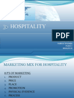 Hospitality: Presented By: Vaibhav Dhamija PGDM-C Bimm, Pune