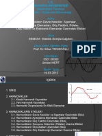 Elektrik Enerji Dağıtımı - Harmonik