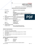 Sigma-Aldrich: Magnesium Chloride Hexahydrate