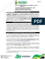 Processo seletivo AADESAM para projeto Busca Ativa Escolar