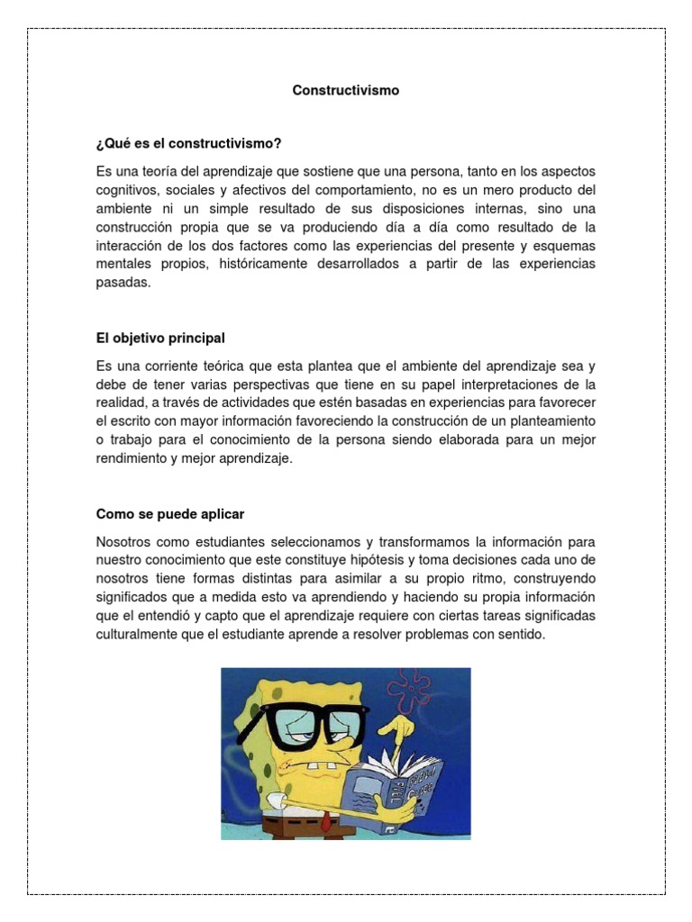 Modelo Constructivista en Educación Virtual | PDF | Aprendizaje ...