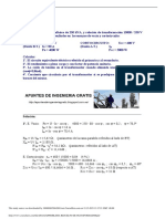 Problema Resuelto de Transformador PDF