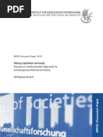Streeck - Taking Capitalism Seriously