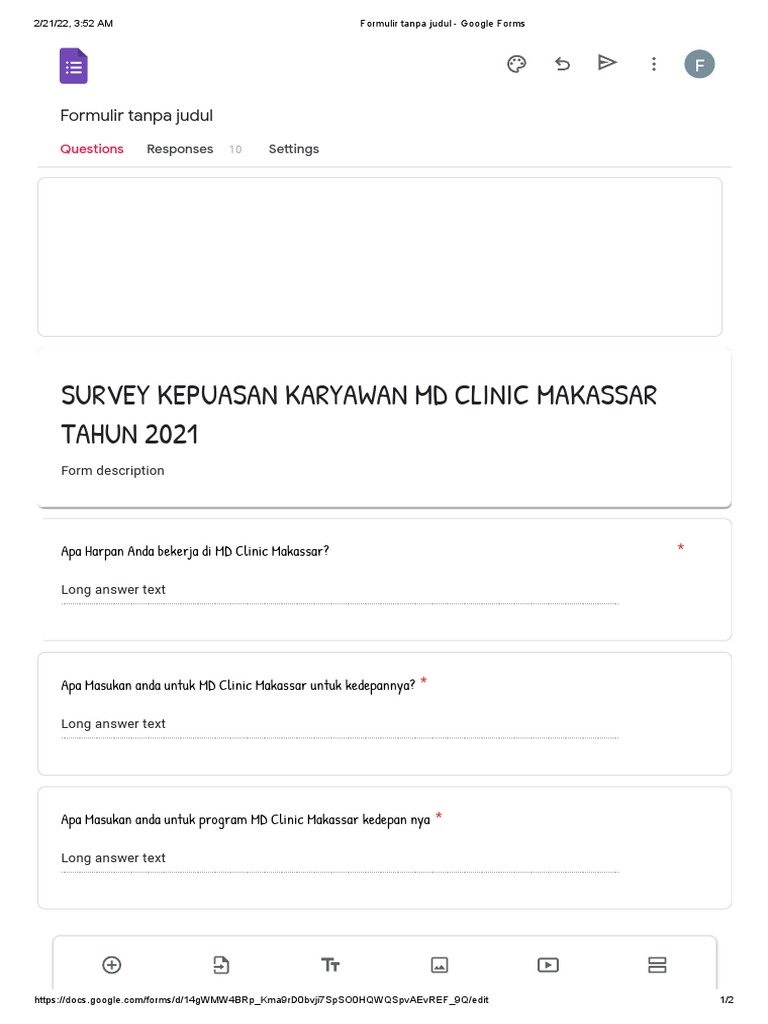 Formulir Tanpa Judul Google Forms PDF