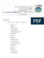 Ejercicio 1/a: f (t) = 3 sin 2π · 2 · t − 4 sin 2π · 4 · t + 0,7 sin 2π · 5 · t