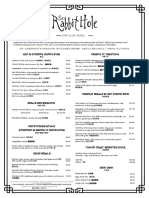 The Rabbit Hole Dim Sum Menu