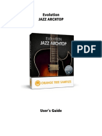 Evolution Jazz Archtop - User's Guide