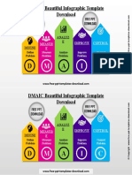 DMAIC Beautiful Infographic Template Download