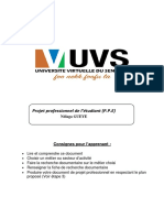 Projet Professionnel de Létudiant (P.P.E)