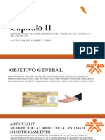 Capitulo II Licencias de Conduccion Juan Arenas 2