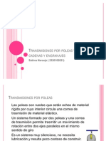 Transmisiones Por Poleas y Correas Cadenas y Engranajes