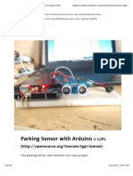 Parking Sensor With Arduino: © LGPL