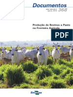 Produção de Bovinos A Pasto Na Fronteira Agrícola: ISSN 1983-0513 Agosto
