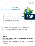 ISO 14001 2015 Partie VIII Maîtriser Les Activités Opérationnelles