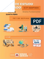 CIENCIAS 8° e 9°ANO PET DE REPOSIÇÃO