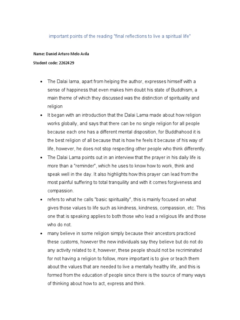 Spirituality vs Religion Insights | PDF