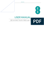 EE UK ONE TOUCH Y800 User Manual