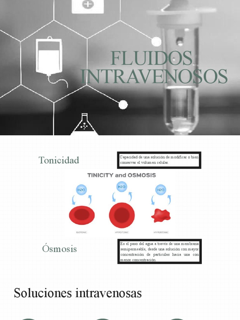 Soluciones Intravenosas | PDF