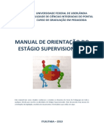 Manual de Orientação do Estágio Supervisionado 2010