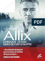 (Stephane Allix) Lorsque J'etais Quelqu'Un D'autre