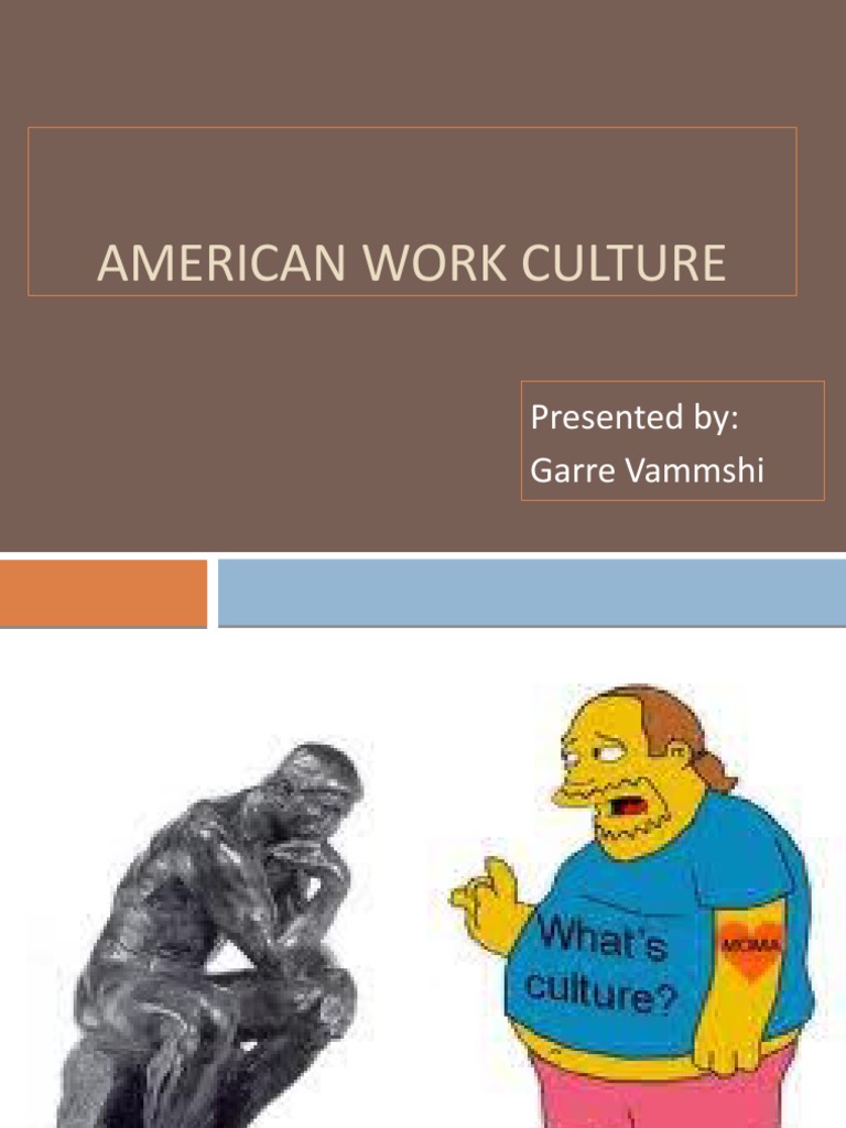 Understanding American Work Culture | PDF | Career & Growth | Self ...