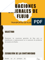 Ecuaciones Generales de Flujo