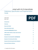 Getting Started With HLS Interstitials: Preliminary Specification and Implementation Guide