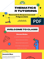 1GP Math - Septermber - Peer Tutoring Material