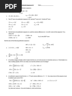 A A D A A A D A: Arithmetic Sequences 4.4