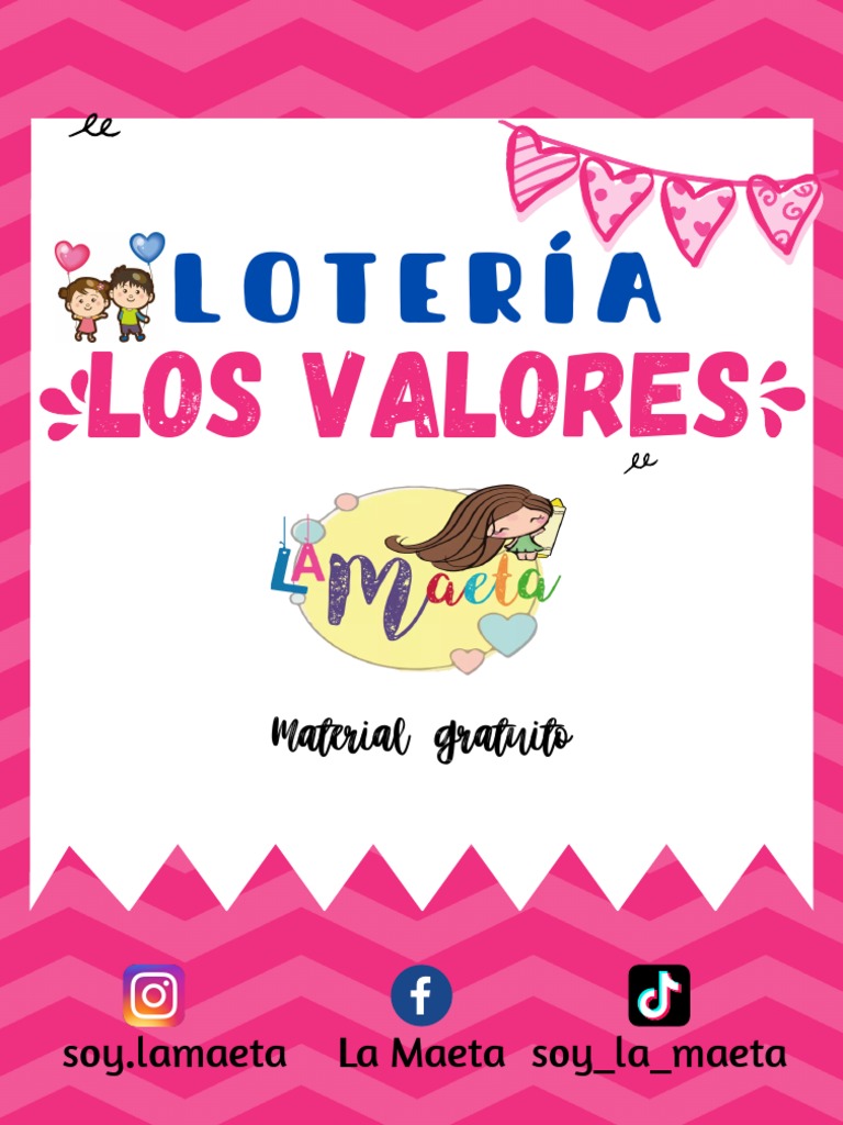 Lotería de Los Valores | PDF
