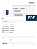 Datasheet: TV10S 335-11Z-M20