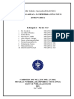 Intensitas Olahraga Dan Bmi Mahasiswa Pku 58 Ipb University: Tugas Akhir Statistika Dan Analisis Data (STA111)