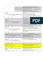 Week D T T / L T / L / H: ATE Opic Ests Ecture Utorials ABS Omework