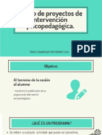 Clase 3 Diseño de Proyectos de Intervención Psicopedagógica.