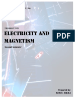 Pbsedsci 009 Electricity and Magnetism - Module 3 - Capacitance and Dielectrics