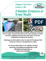 Gender Creative Trans Provincial