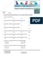 Soal Ulangan Harian Matematika