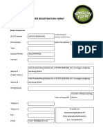 New Customer Registration Form