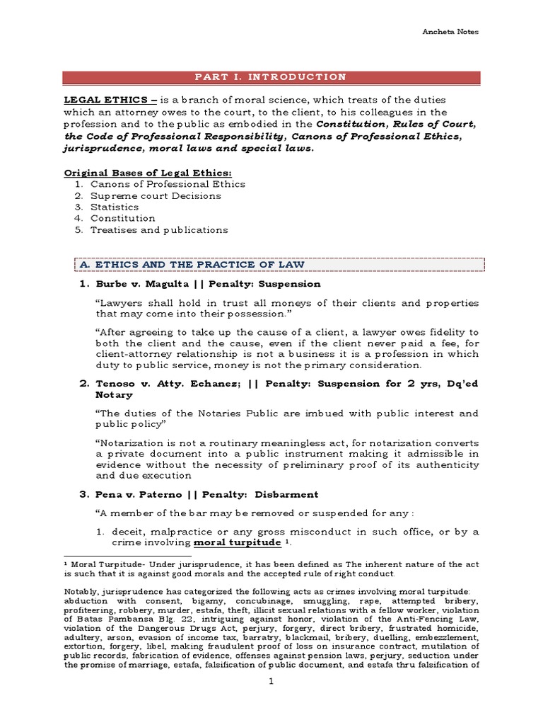 Problem Areas in Legal Ethics Reviewer PDF Lawyer Practice Of Law
