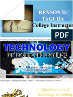 Rexson D. Taguba: College Instructor