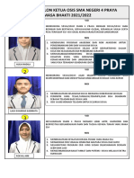Profil Calon Ketua Osis Sma Negeri 4 Praya Masa Bhakti 2021
