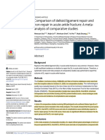 Comparison of Deltoid Ligament Repair and Non-Repair in Acute Ankle Fracture A Metaanalysis of Comparative Studies