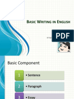 Learn Basic Writing Skills in English