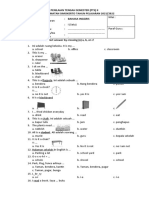 Soal Uts 2 Bahasa Inggris Kelas 1